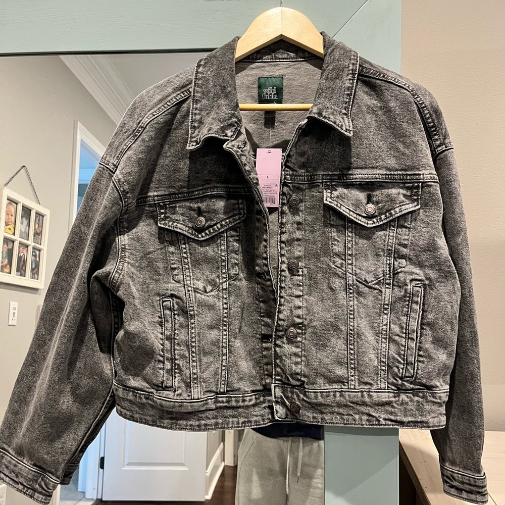 New Wild Fable gray jean jacket